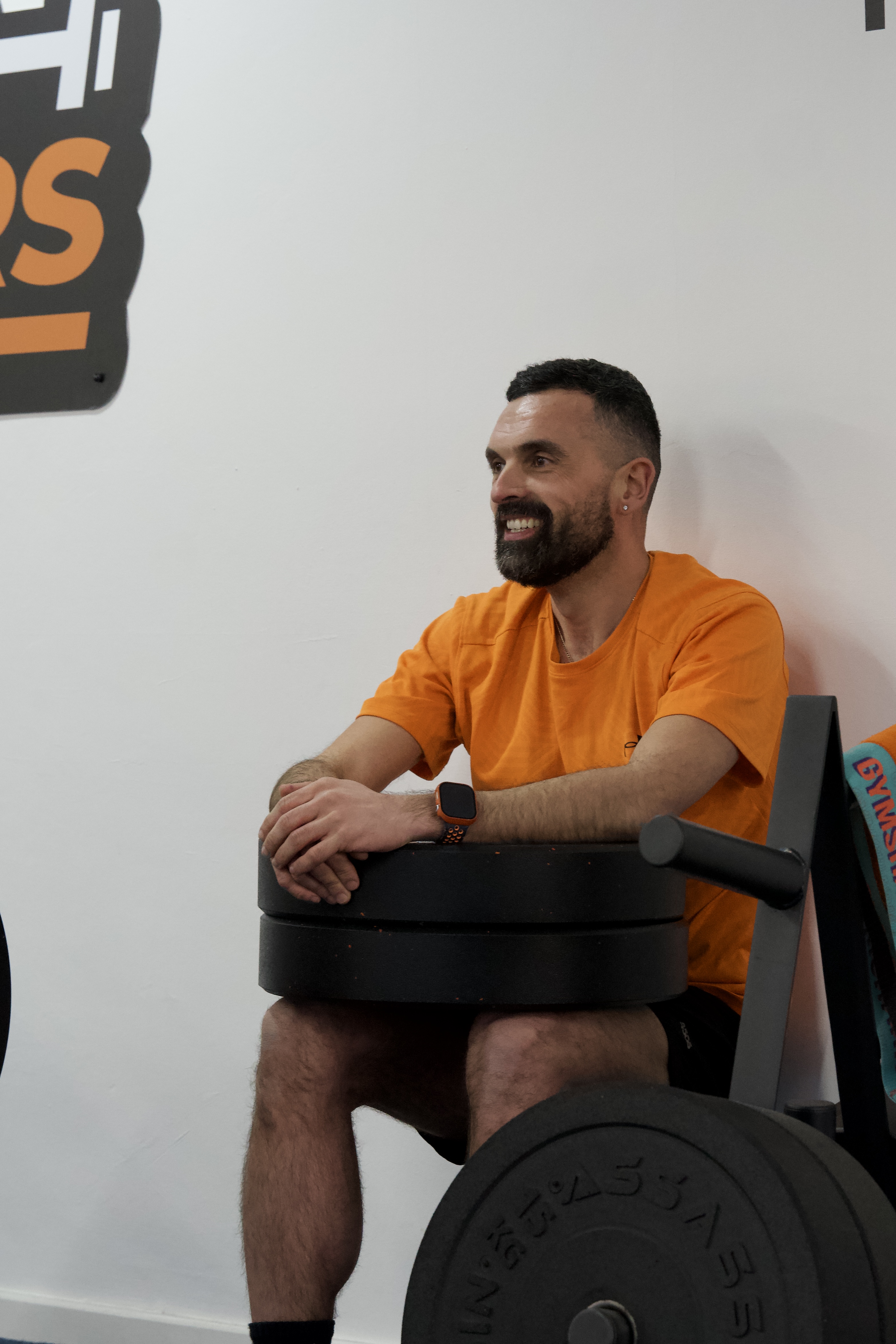 Client training in the gym